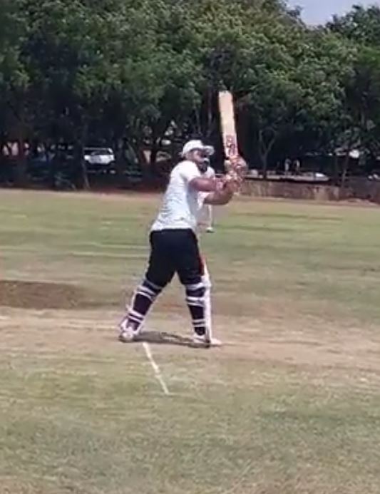 Pant was seen batting in a local match in Bengaluru on August 15 | X