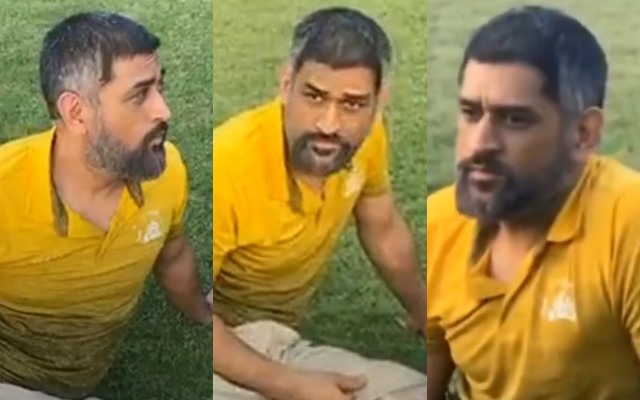 MS Dhoni left the fans shocked with his new look | Twitter