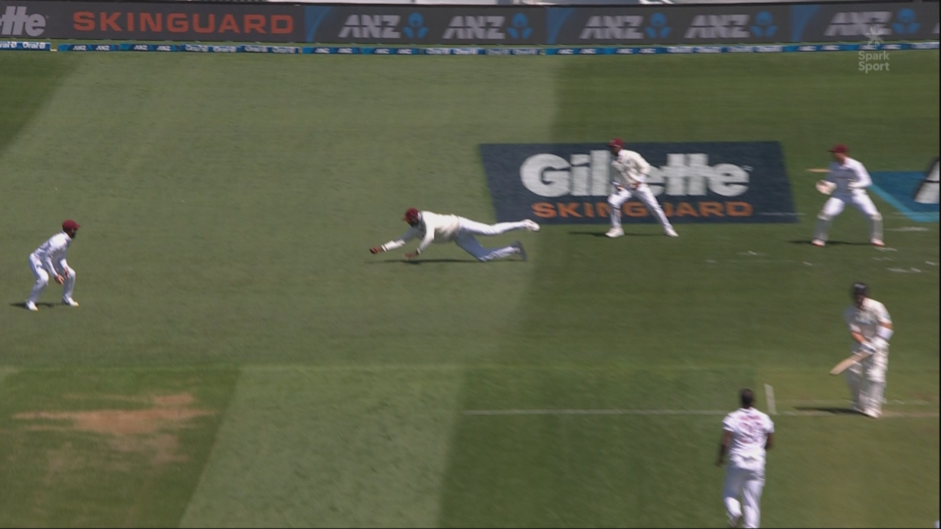 Jason Holder took a brilliant catch at the slip cordon | Screengrab