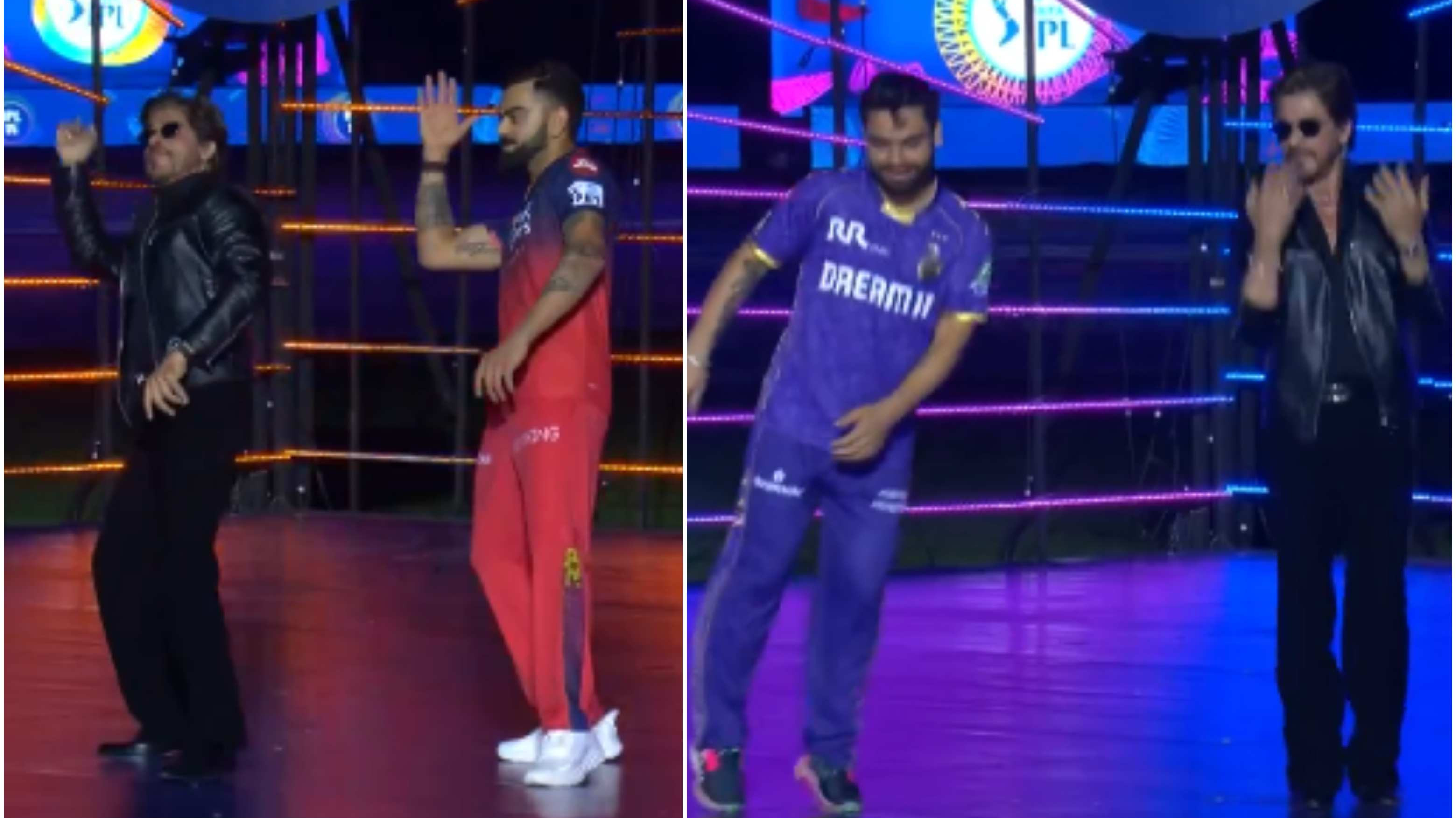 IPL 2025: WATCH - Virat Kohli dances on ‘Jhoome jo Pathan’ with Shah Rukh Khan; Rinku Singh also grooves in opening ceremony 