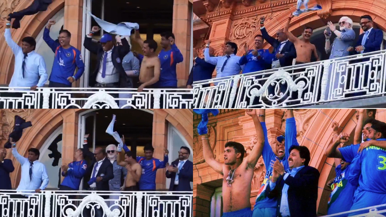 WATCH- Members of Indian mixed disability team recreate Sourav Ganguly’s iconic shirtless celebration at Lord’s balcony