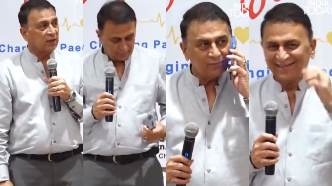 Gavaskar was speaking at the Sri Sathya Sai Sanjeevani Centre for Child Heart Care | India Today X