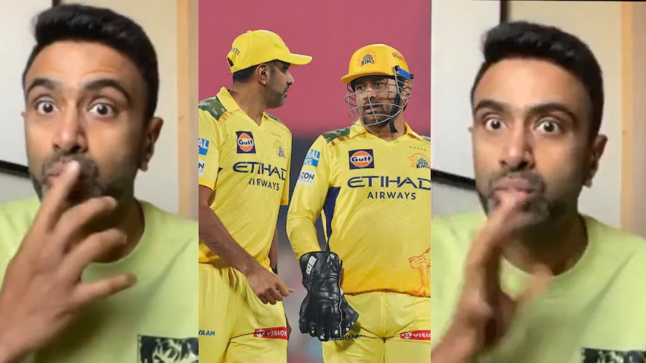 IPL 2025: WATCH- R Ashwin shushes a panelist for mentioning MS Dhoni in a chat on his YouTube channel