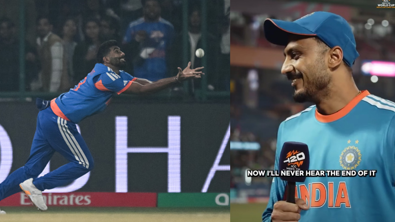 Axar Patel praised Jasprit Bumrah for his catch off his bowling | Getty