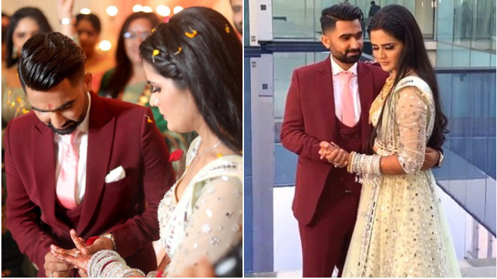 Rahul Tewatia gets engaged; shares pictures from ceremony 