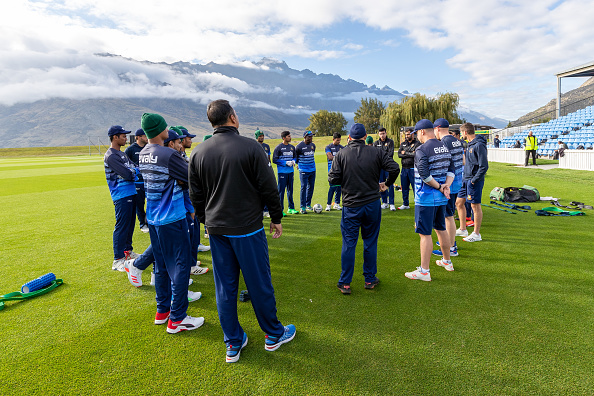 Bangladesh team during a practice session | Getty