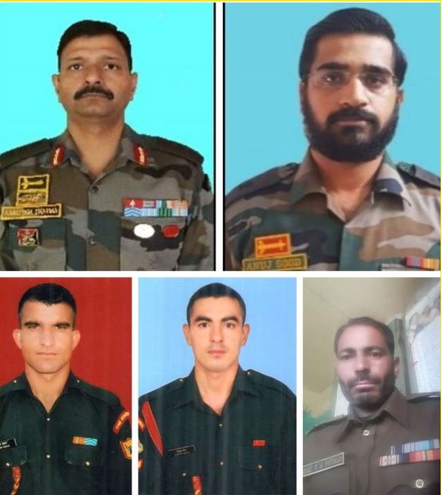 The five bravehearts who lost their lives in the encounter