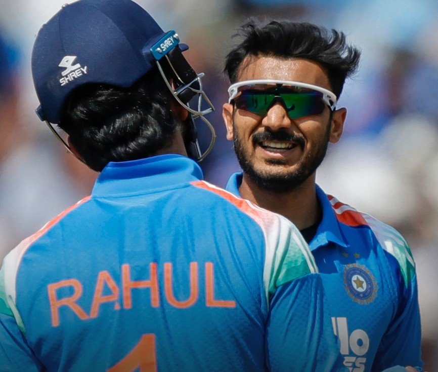 Axar Patel took 4 wickets and made an unbeaten fifty | Getty