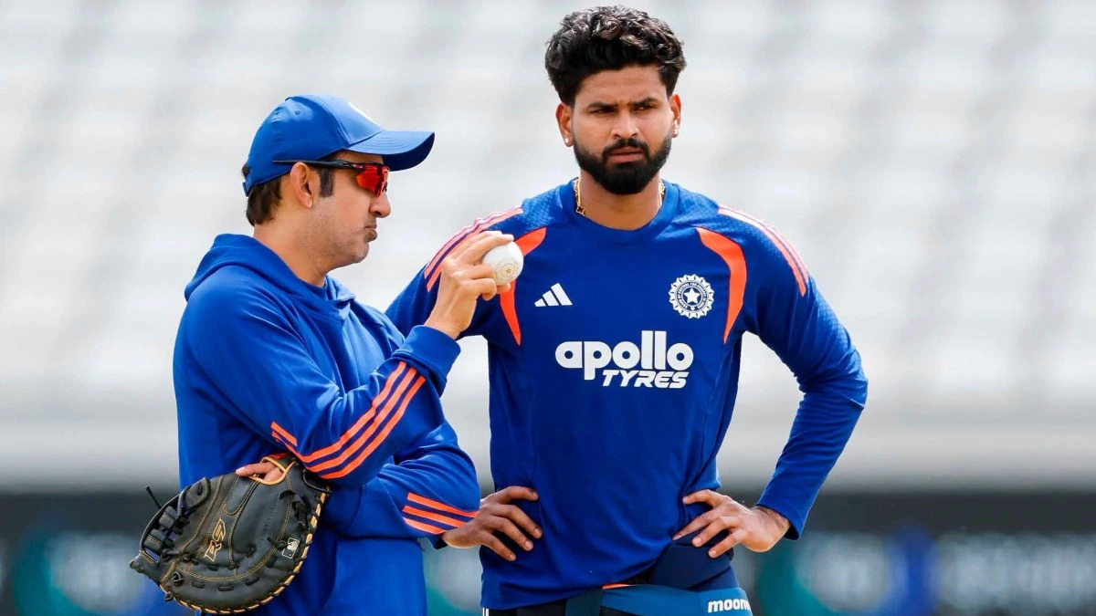 Shreyas Iyer and Gautam Gambhir | Getty