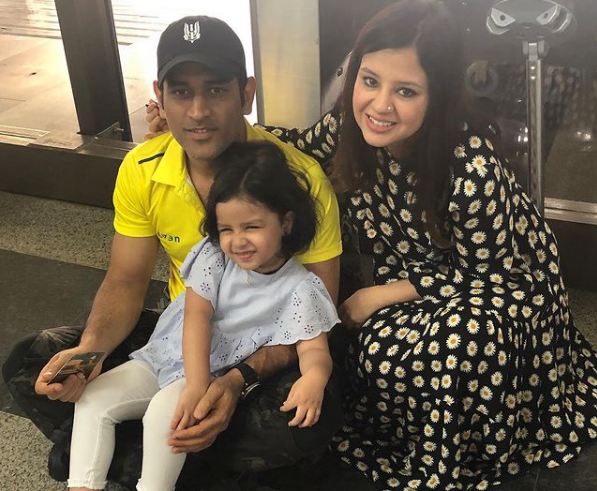 MS Dhoni with his family | Instagram