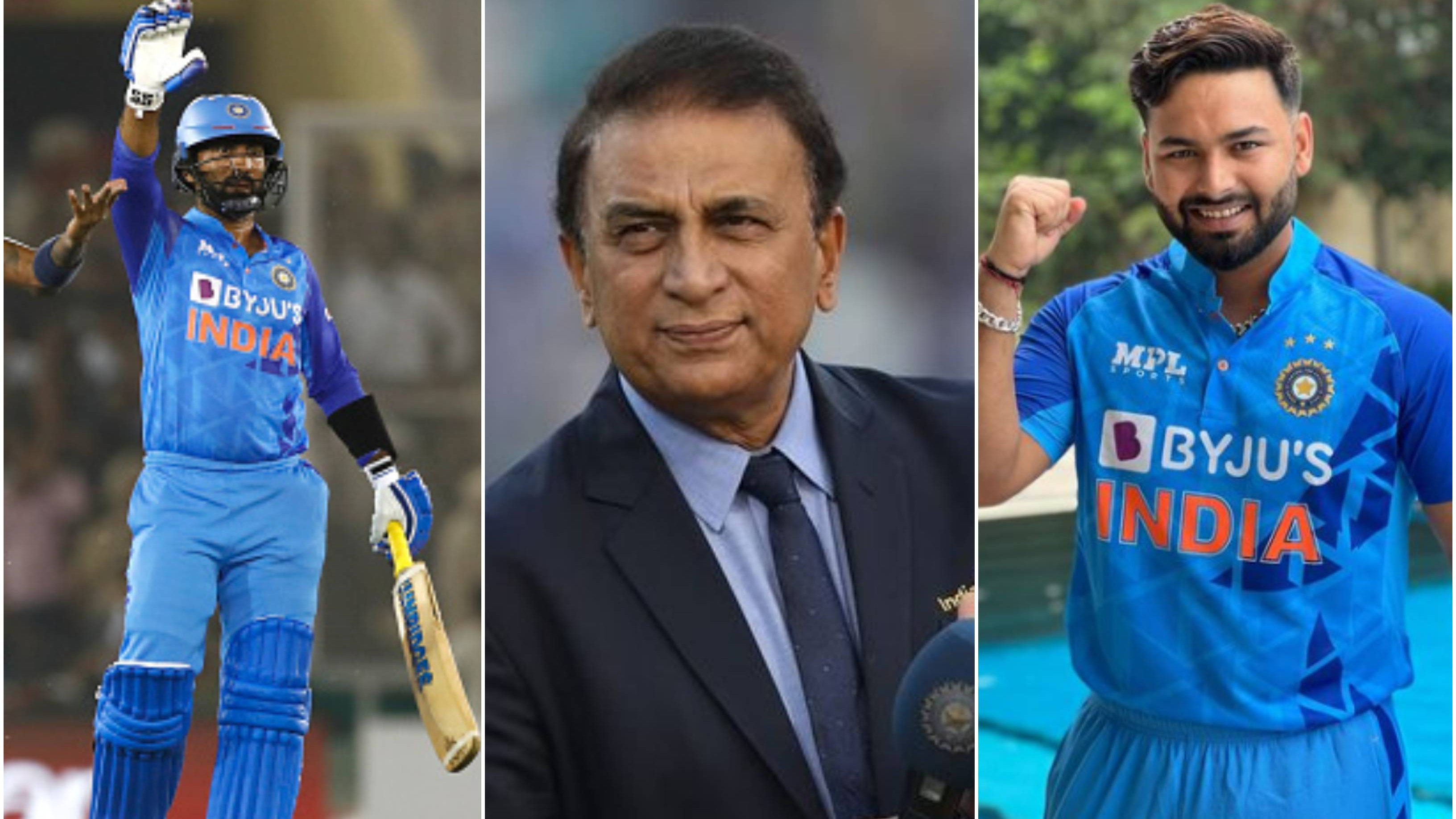 IND v AUS 2022: “I see both of them playing,” Gavaskar explains how India can accommodate Karthik & Pant in playing XI