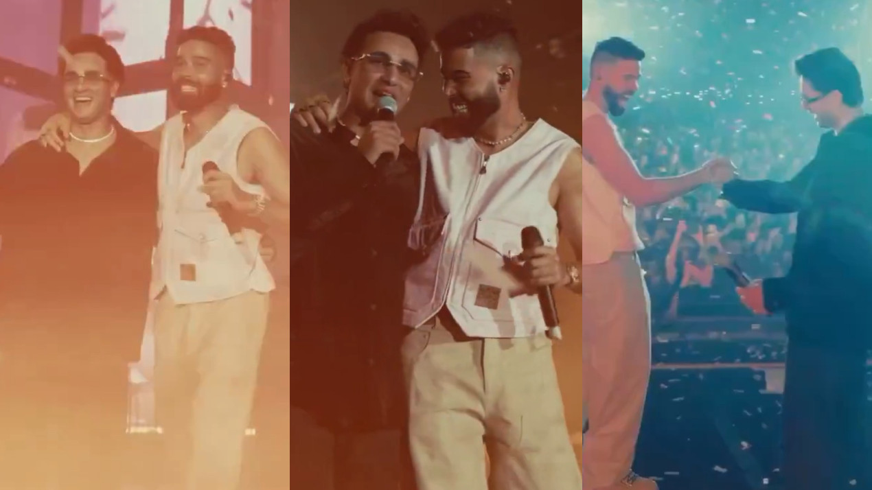 WATCH- “Apna Punjabi munda aaya”- AP Dhillon brings Abhishek Sharma on stage during his concert