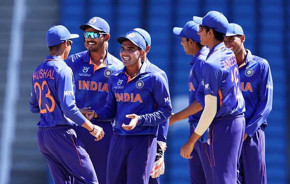 U-19 Team India against Uganda | GETTY