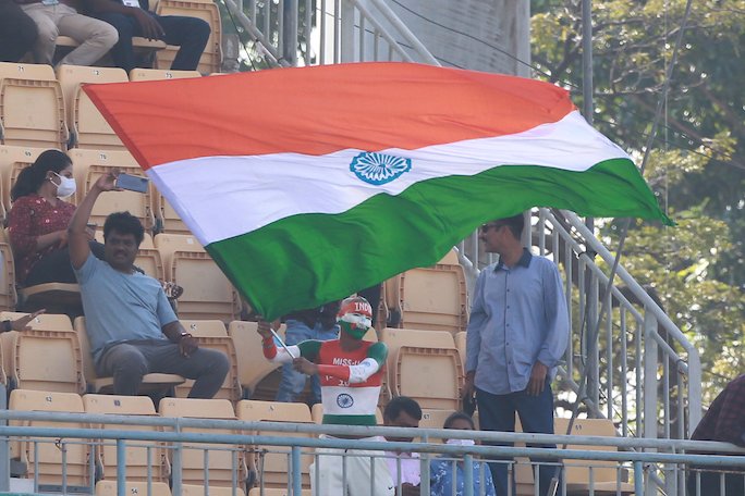 Crowd returns to the stadium for the second Test between India and England | BCCI Twitter