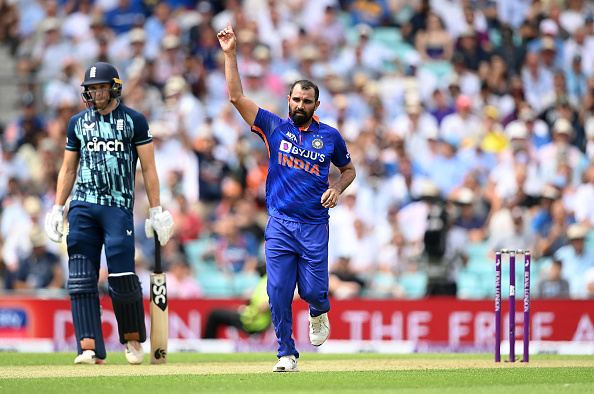 Mohammad Shami picked 3/31 as England was bowled out for 110 in 1st ODI | Getty