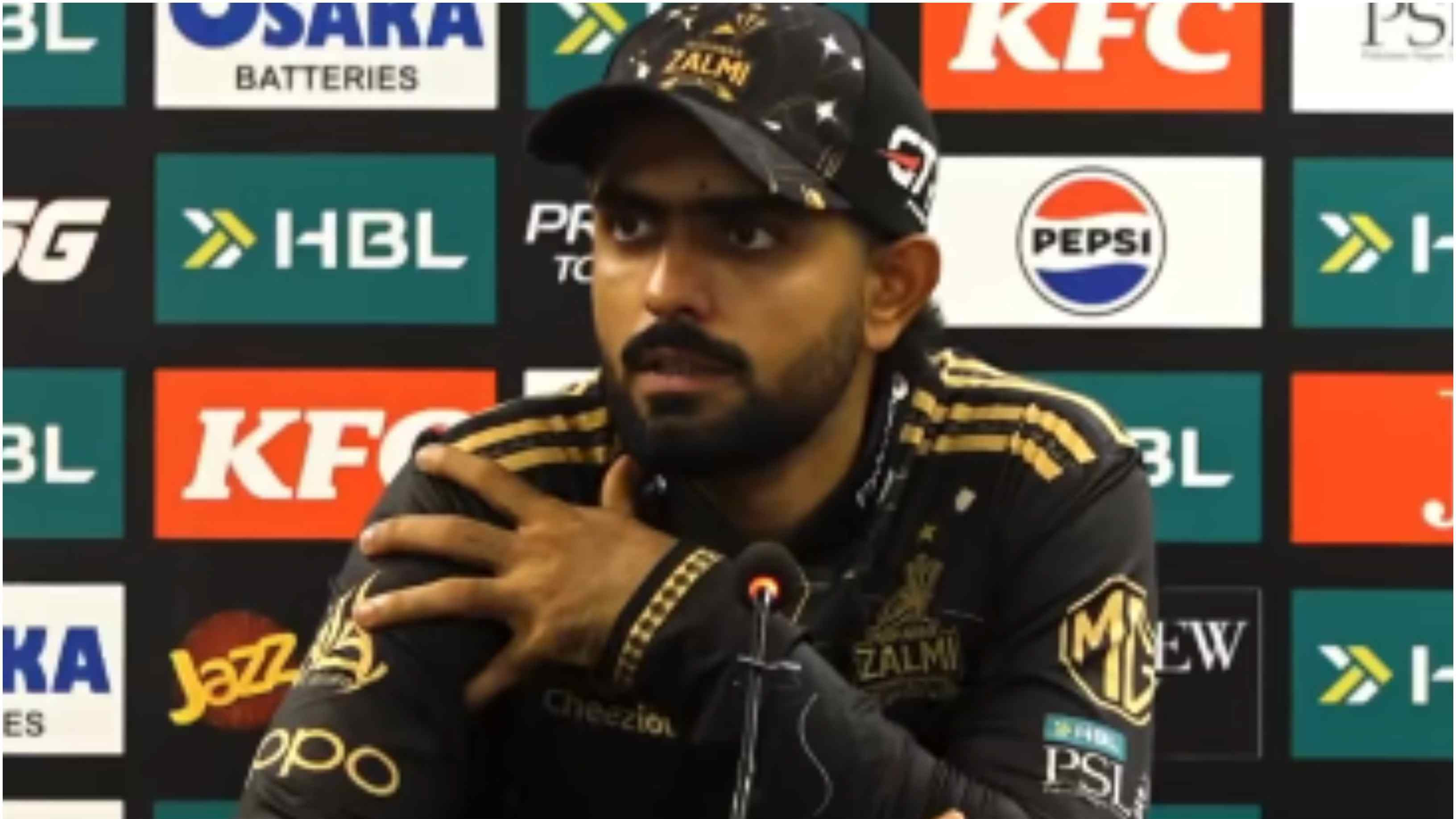 PSL 2026: WATCH – “Aap muhh utha ke shots nahi maar sakte,” Babar Azam annoyed by question on his strike rate