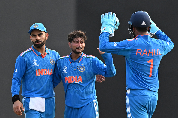 Kuldeep Yadav took wickets of Warner and Maxwell | Getty