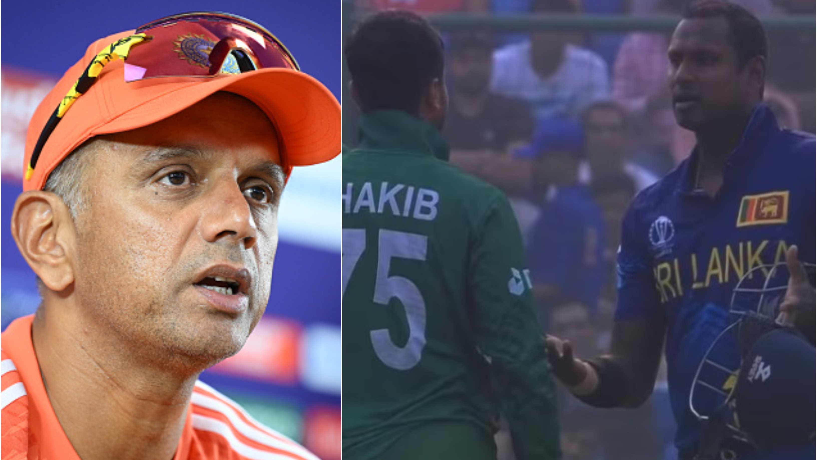 CWC 2023: “No one should get out like that,” Rahul Dravid shares his views on Angelo Mathews’ timed out dismissal