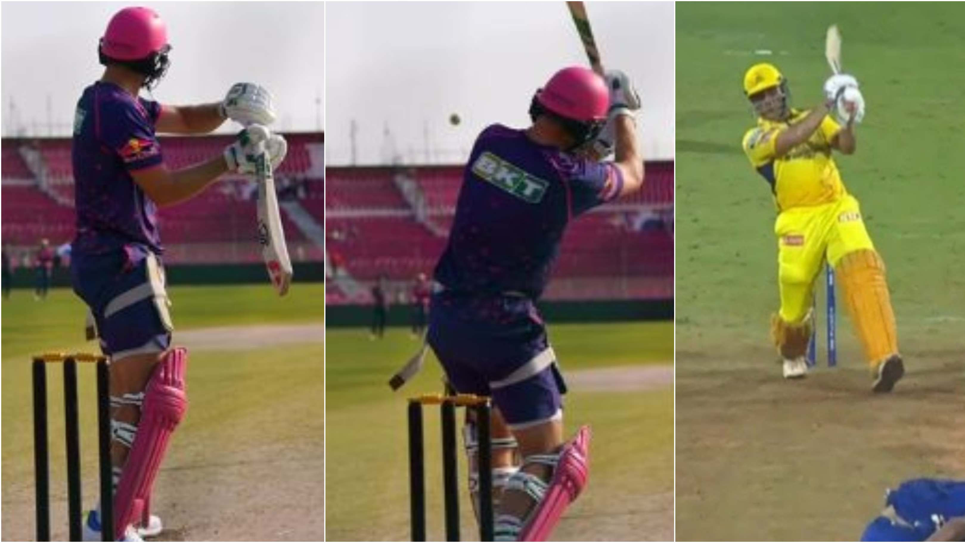 IPL 2024: WATCH - Jos Buttler emulates MS Dhoni's trademark helicopter shot in Rajasthan Royals net session