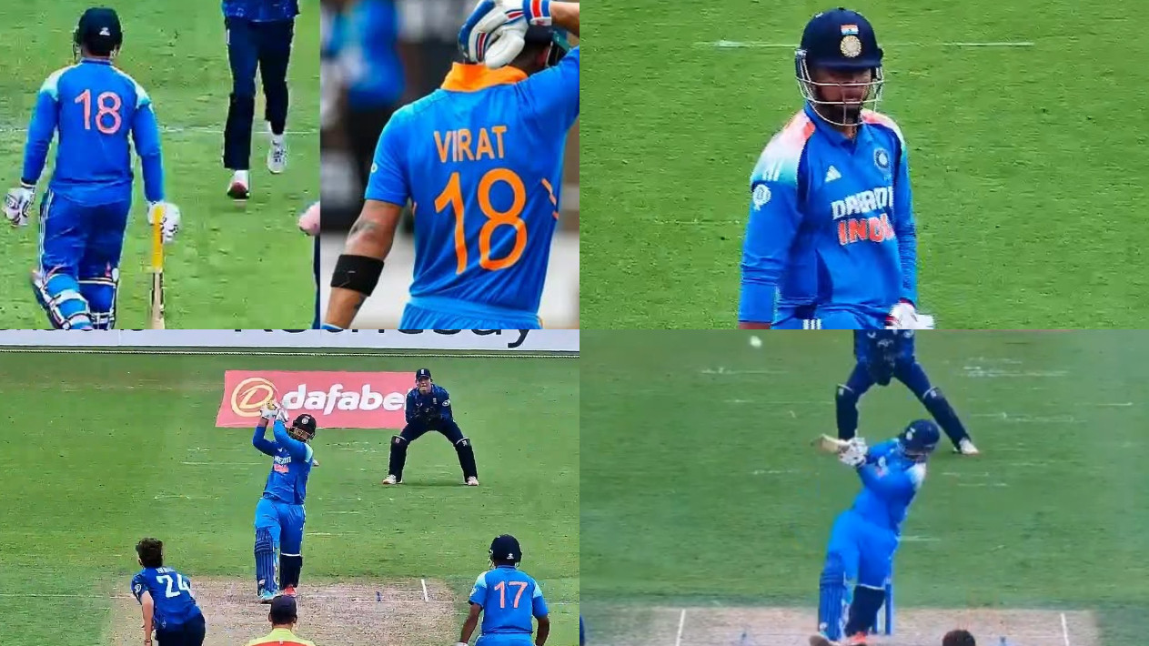 WATCH- Vaibhav Sooryavanshi dons no. 18 in IND U19 v ENG U19 one-dayer; smashes 48 in 19 balls  