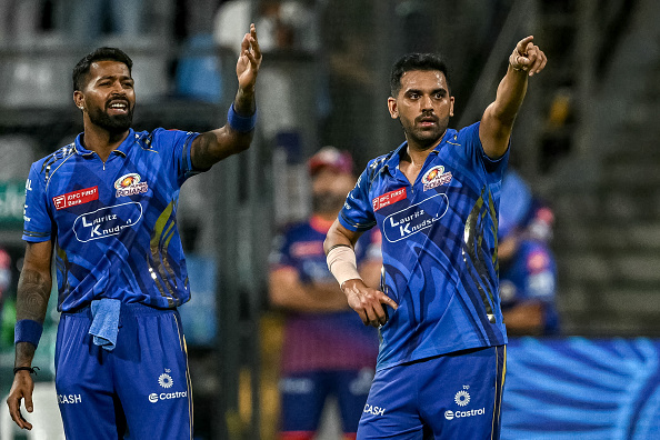 Hardik Pandya and Deepak Chahar | Getty