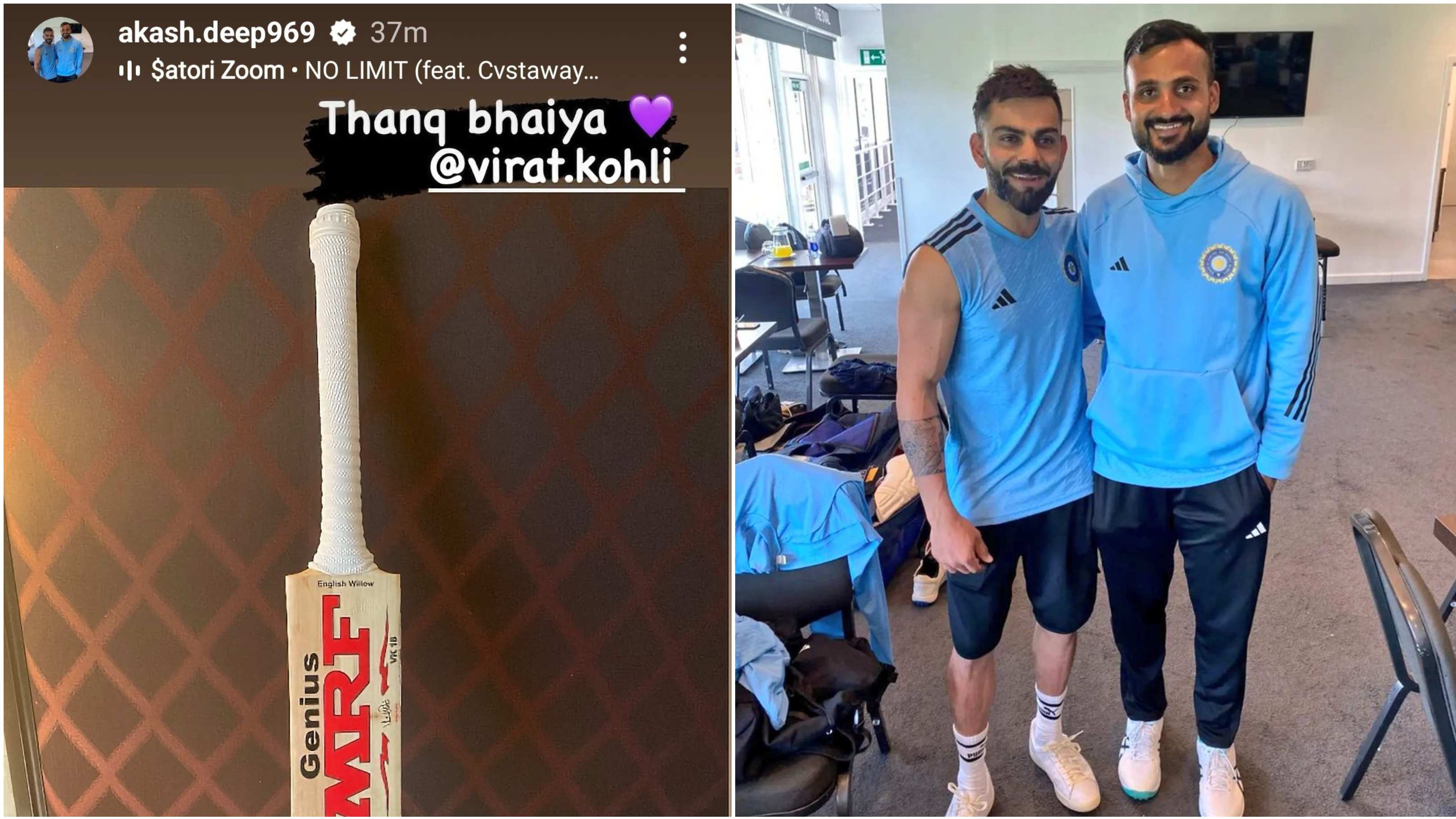 'Bat chaiye kya tujhe?': Akash Deep opens up on Virat Kohli’s heartwarming gesture