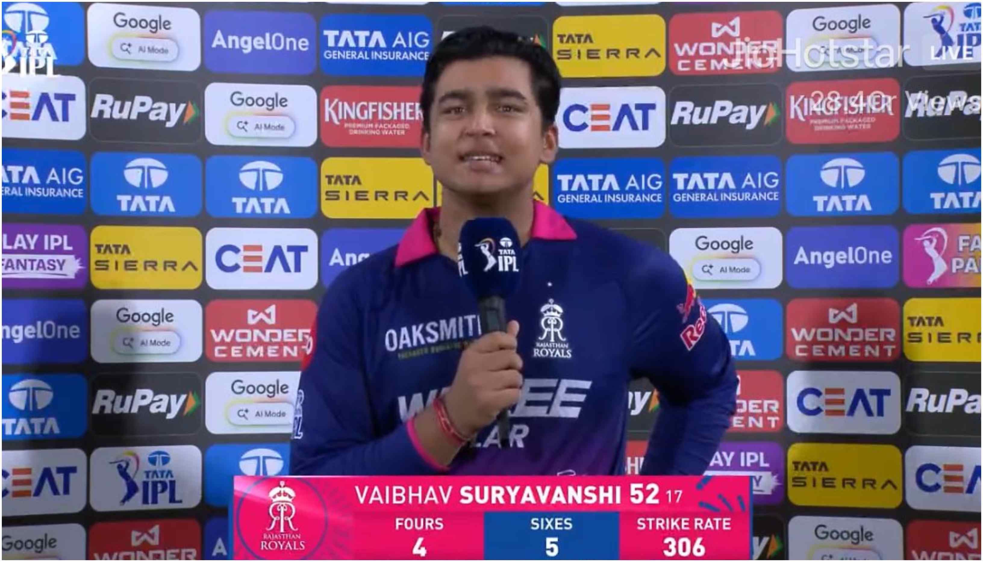 Vaibhav Sooryavanshi | JioHotstar