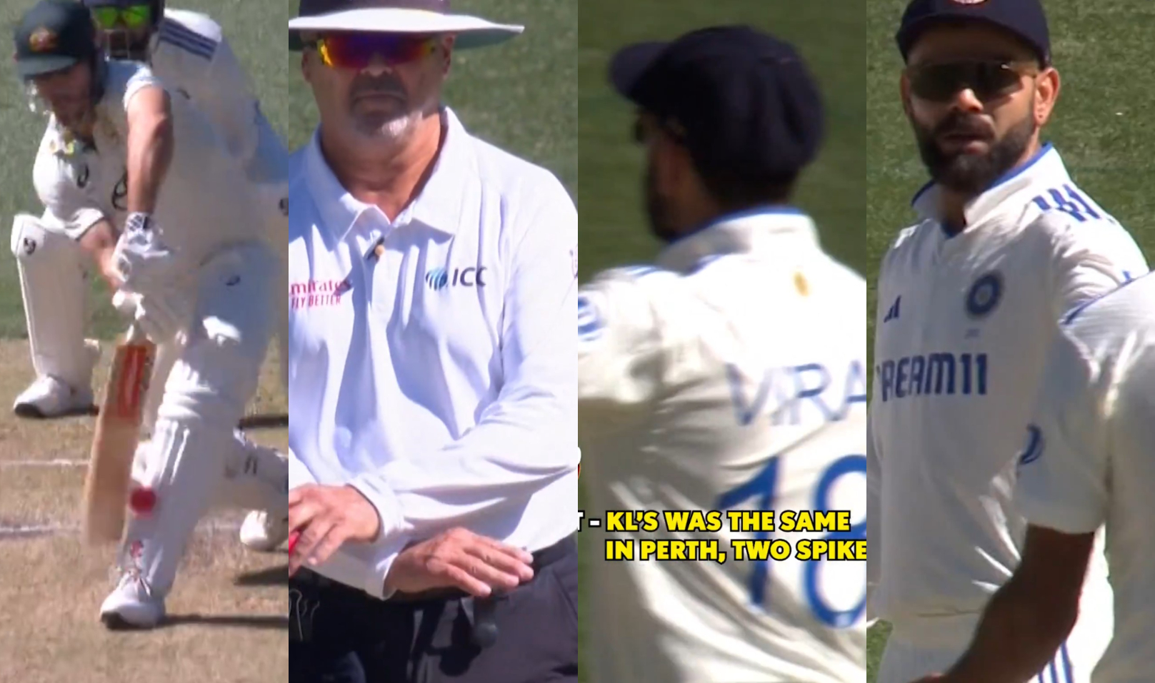 Virat Kohli was surprised at TV umpire's decision to give Marsh not out | X