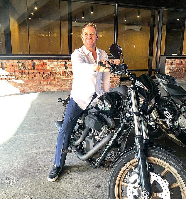 Shane Warne is an avid biker | Instagram