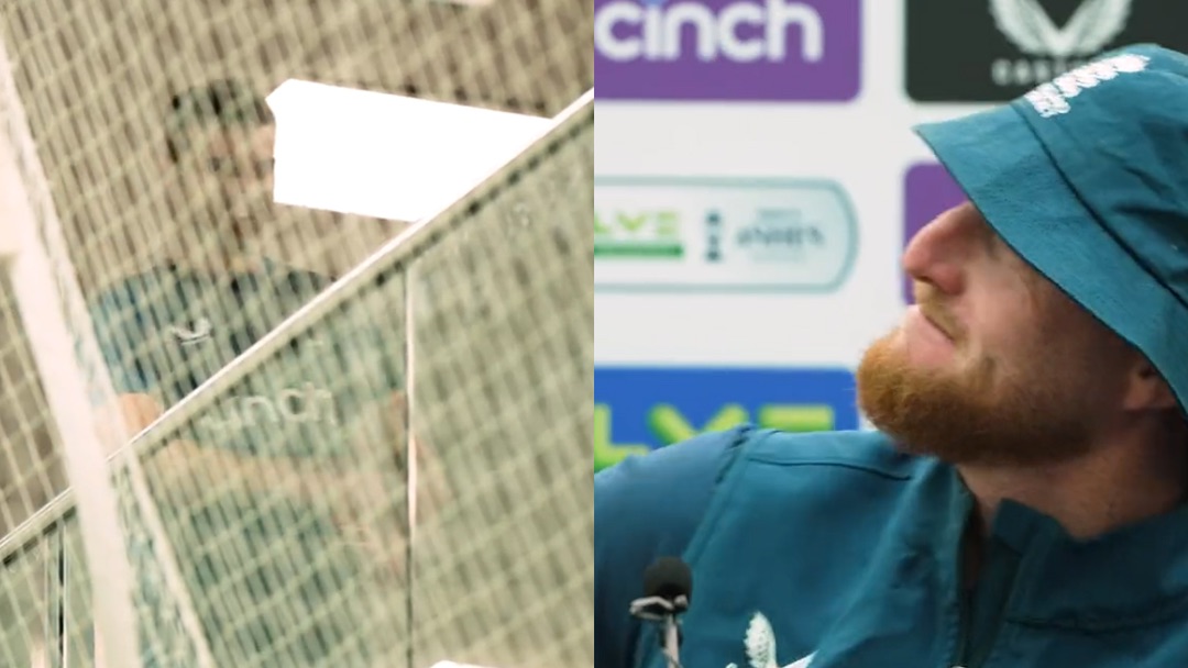 Mark Wood hijacked Ben Stokes' press conference | ECB/Twitter