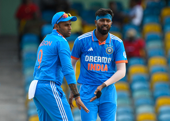 Suryakumar Yadav and Hardik Pandya | Getty