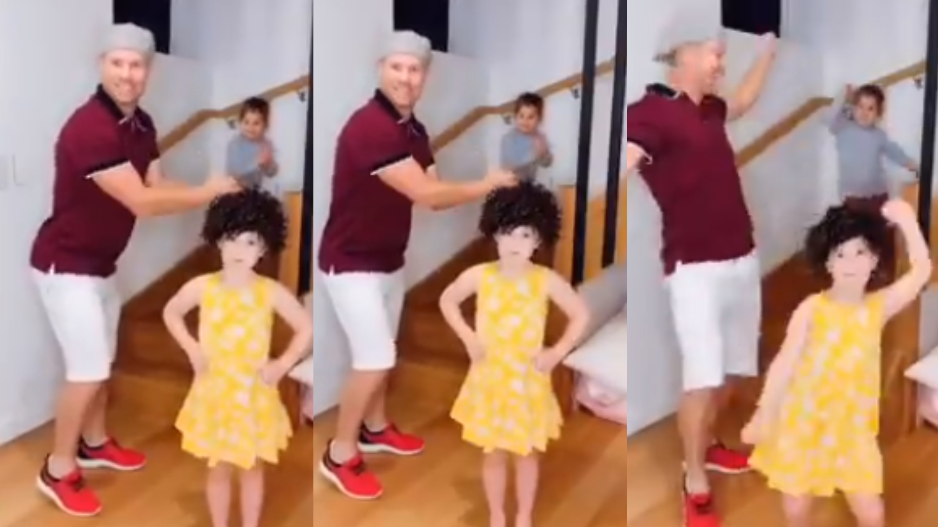 WATCH - David Warner and his daughters perform the TikTok 
