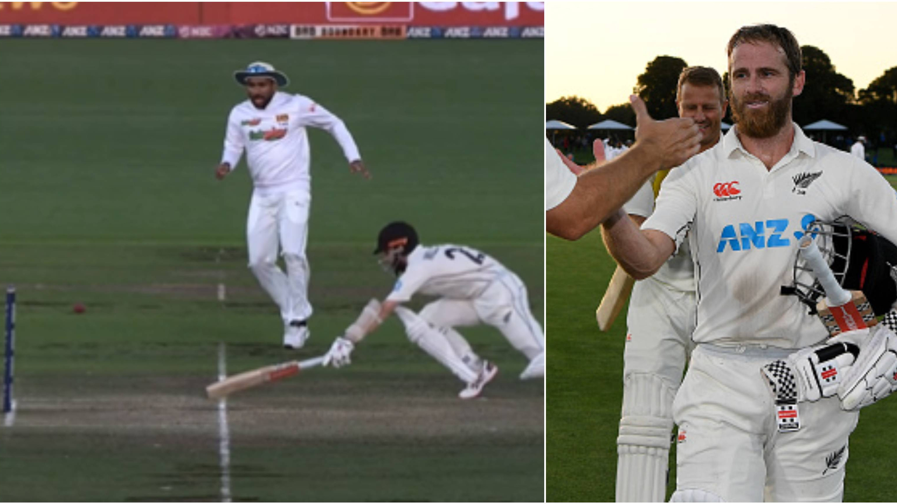 NZ v SL 2023: WATCH - Kane Williamson dives to win Test on last ball; Cricket fraternity applauds his knock