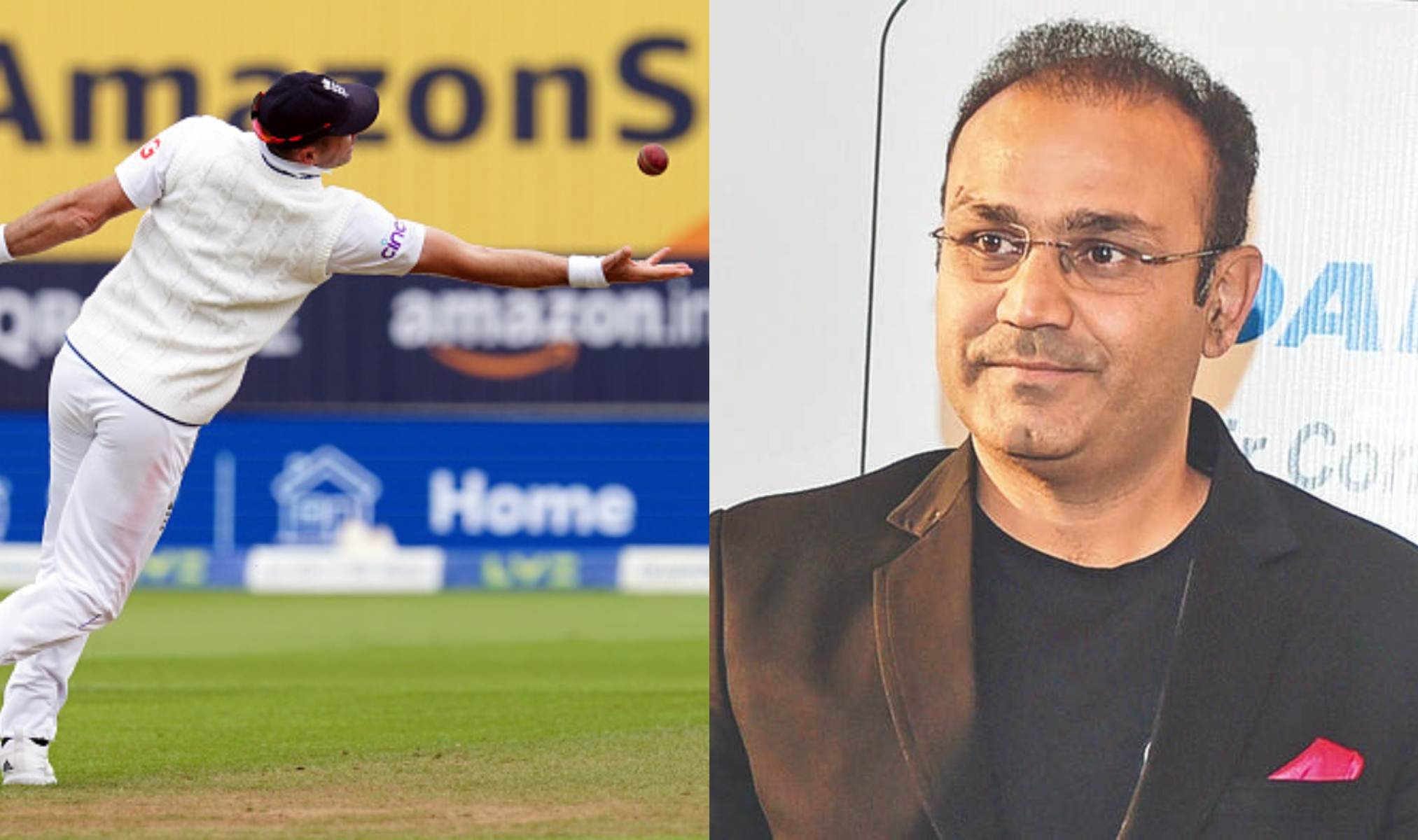 Sehwag now is under fire for calling Anderson old after he dropped a catch | Getty