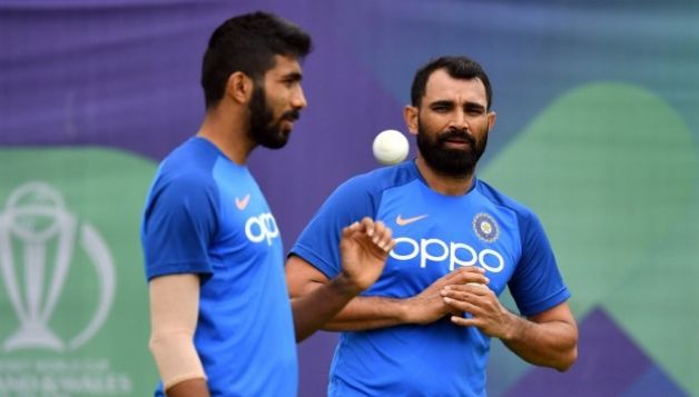 Jasprit Bumrah and Mohammad Shami | AFP