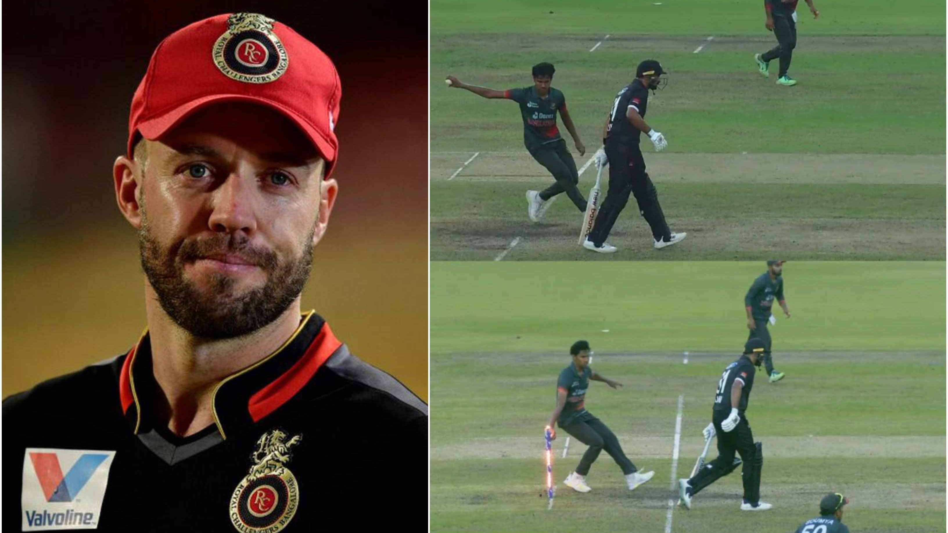 “I don't see this as sportsmanship”: AB de Villiers slams Litton Das’ decision to call back Ish Sodhi after run-out at bowler’s end