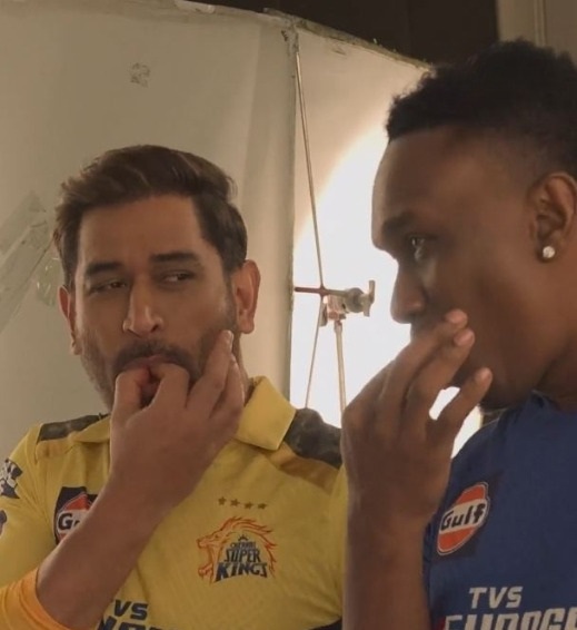 MS Dhoni and Dwayne Bravo | CSK