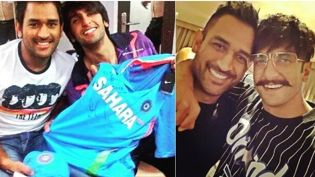 Ranveer Singh pays tribute to MS Dhoni with never seen before pictures and a heartfelt note