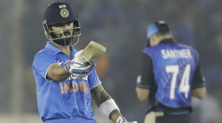 Virat Kohli's amazing 154* made short work of a stiff target set by New Zealand | AP