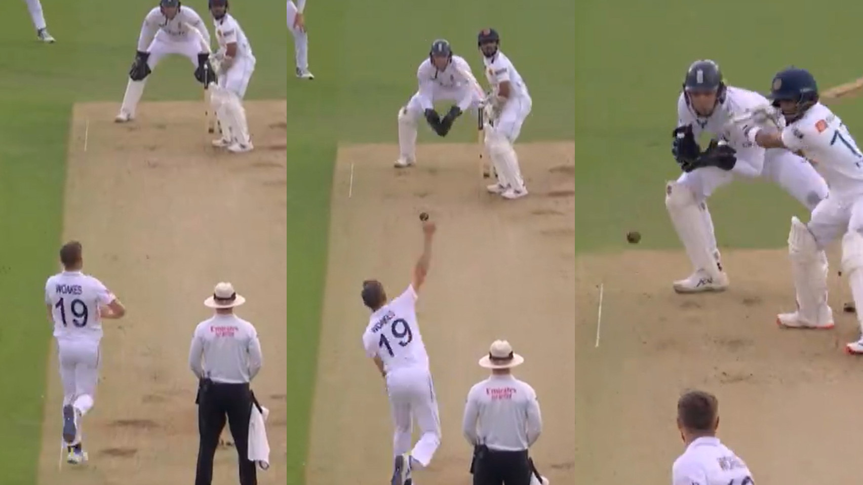 ENG v SL 2024: WATCH- Chris Woakes forced to bowl off-spin due to poor light in Oval Test