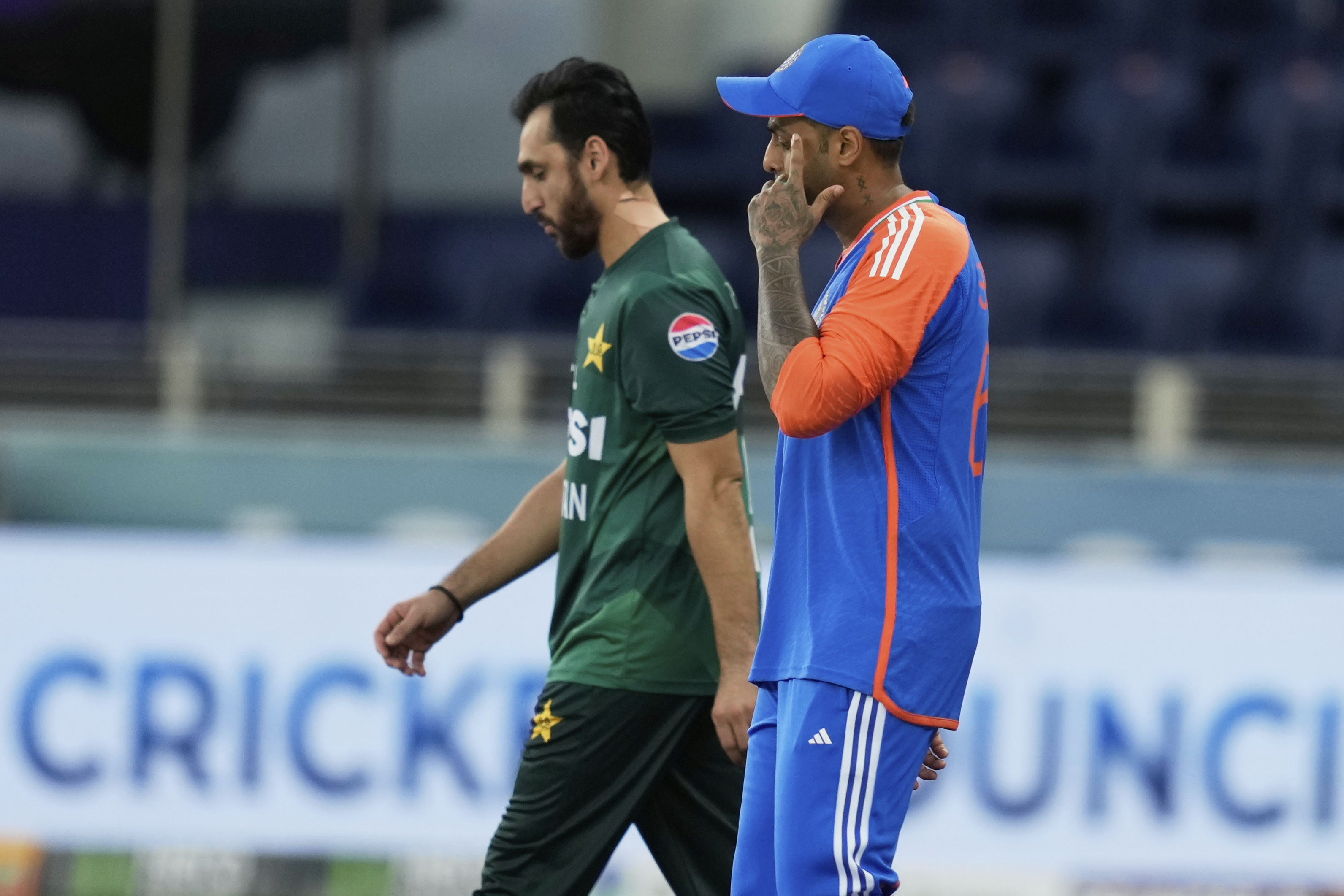 Suryakumar Yadav and Salman Agha | Getty