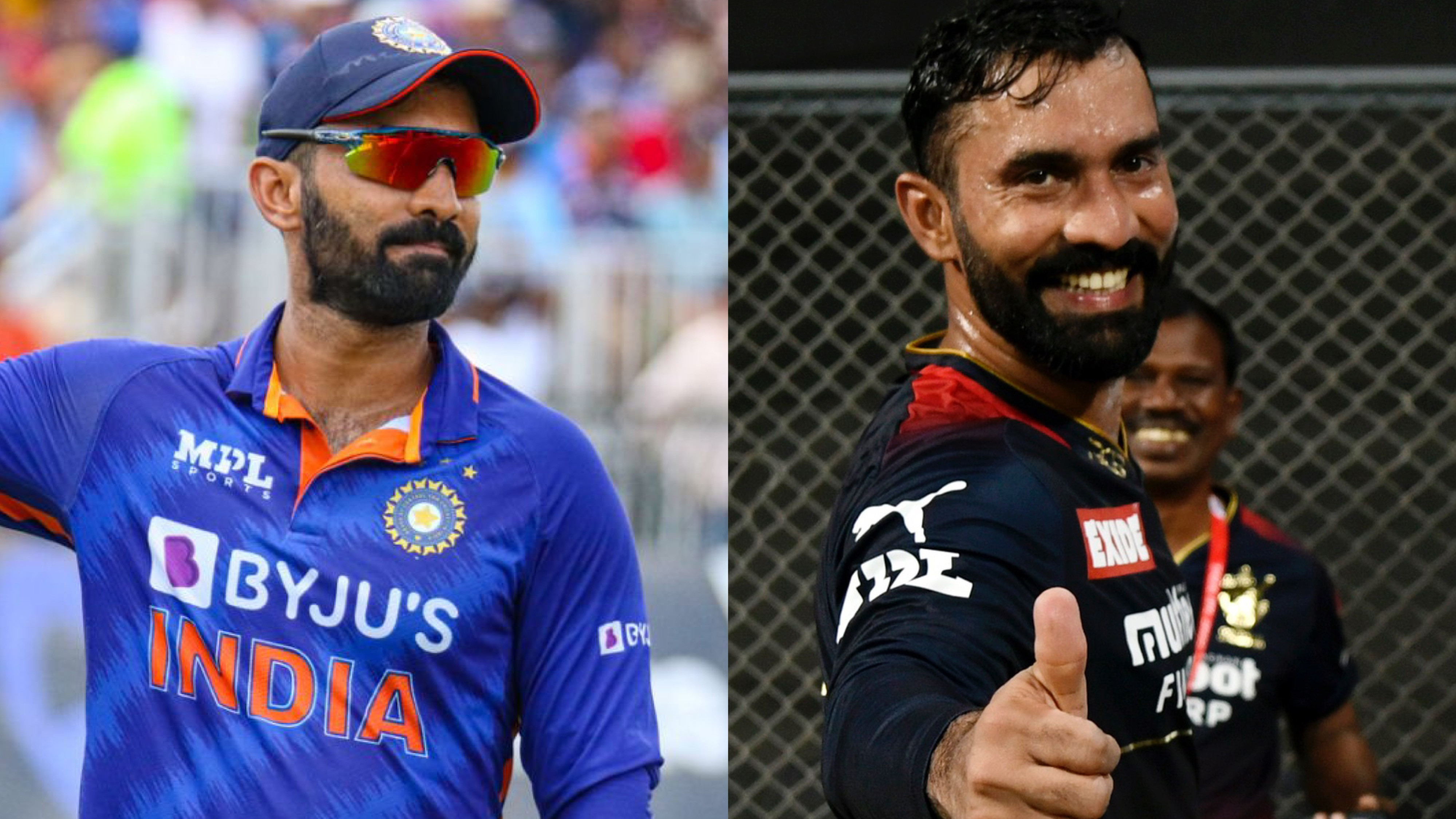 “I love you guys” Dinesh Karthik thanks RCB fans after his selection in Team India's T20 World Cup 2022 squad