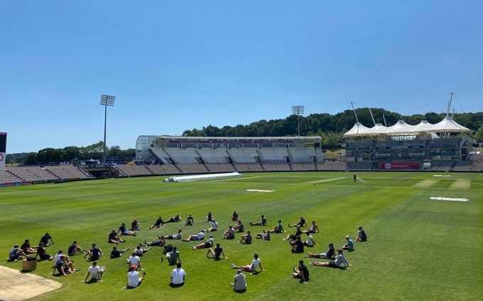 England players train at the Ageas Bowl | ECB Twitter