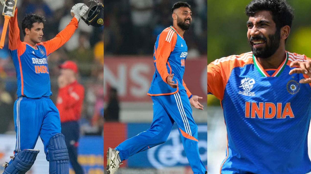 Abhishek Sharma, Varun Chakaravarthy and Jasprit Bumrah were Sehwag's picks | X