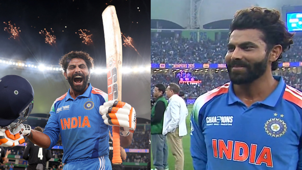 CT 2025: WATCH- ‘Kabhi hero ya kabhi zero”- Ravindra Jadeja on his batting position after hitting winning runs for India