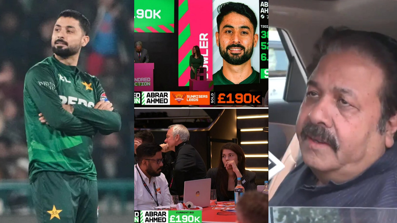 WATCH- 'Can't do anything'- BCCI VP Rajiv Shukla on Sunrisers Leeds buying Pakistan’s Abrar Ahmed in The Hundred 2026 auction