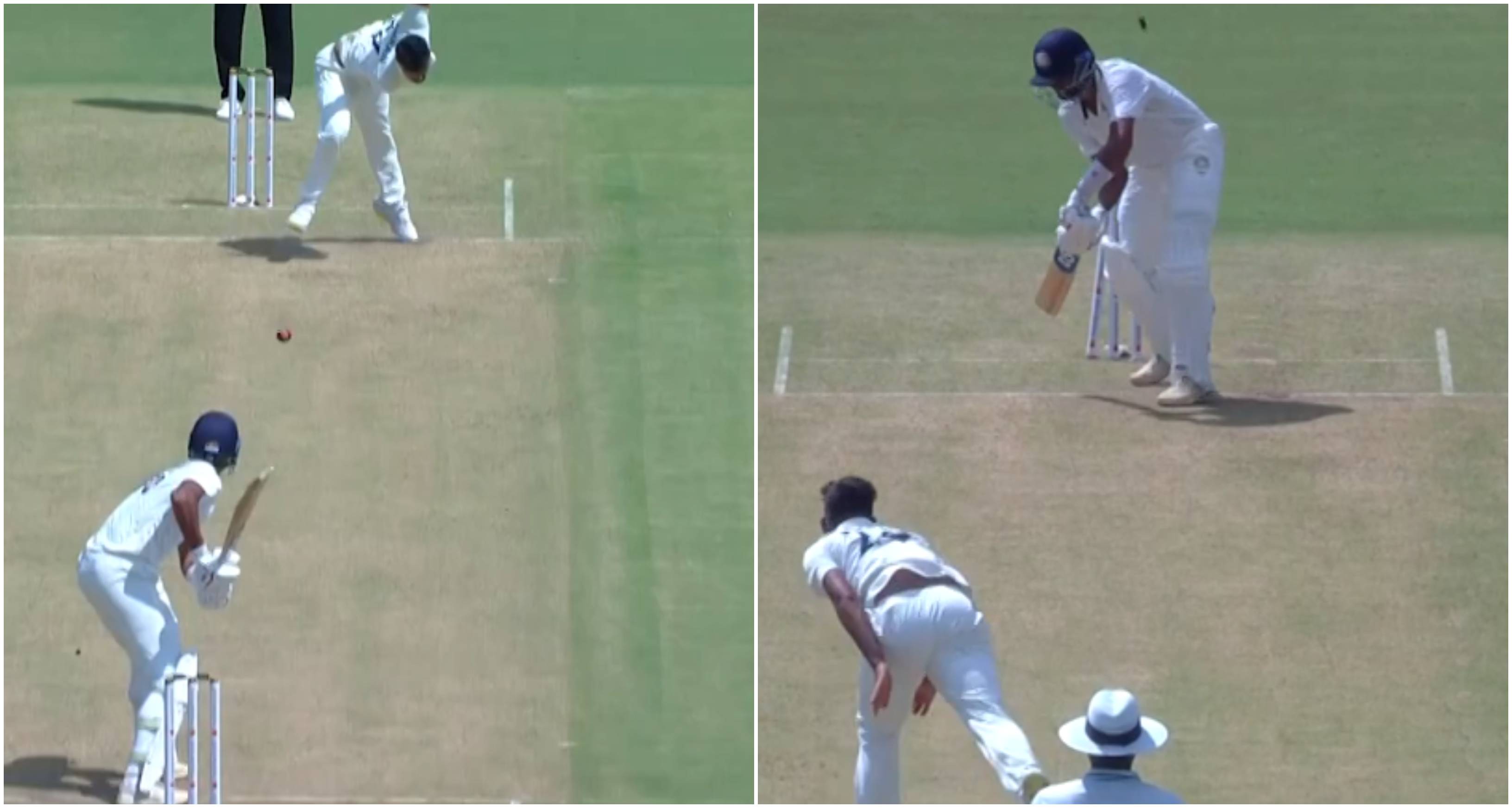 Umran Malik's searing yorker | BCCI/Screengrab