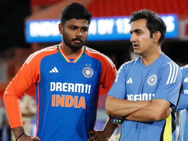 Sanju Samson and Gautam Gambhir | BCCI