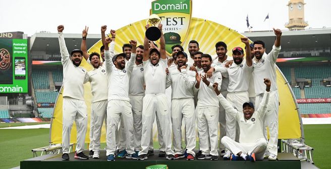 India won their first-ever Test series in Australia | Getty