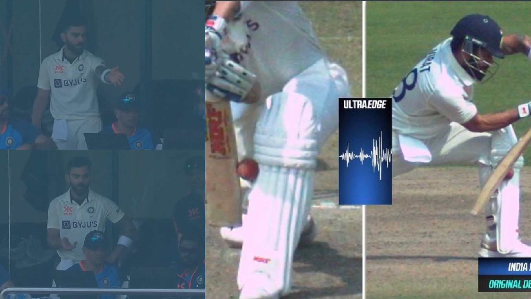 IND v AUS 2023: WATCH- Virat Kohli given out LBW despite ultra-edge suggesting edge; reacts angrily in dressing room